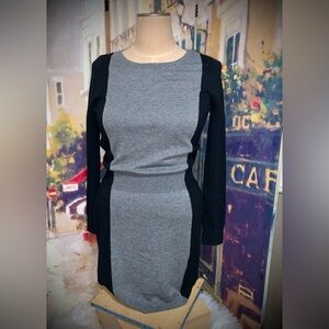 🖤 LOFT Colorblock Knit Dress – Bodycon / Work to Night size Medium